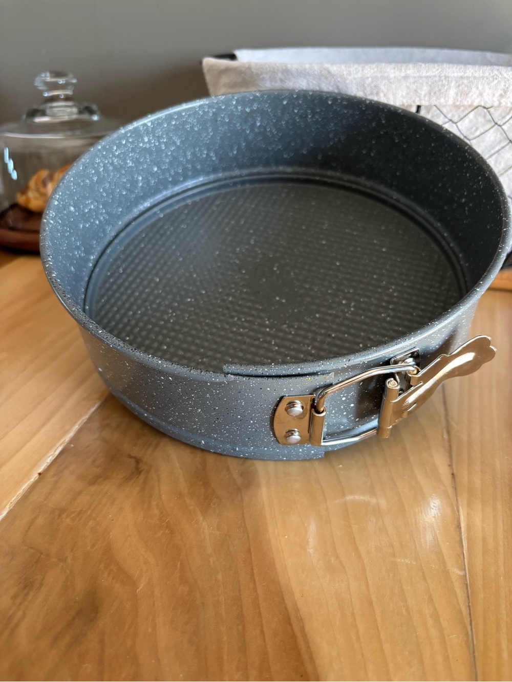 David Burke Gourmet Pro Nonstick Springform Pan- Gray Speckled